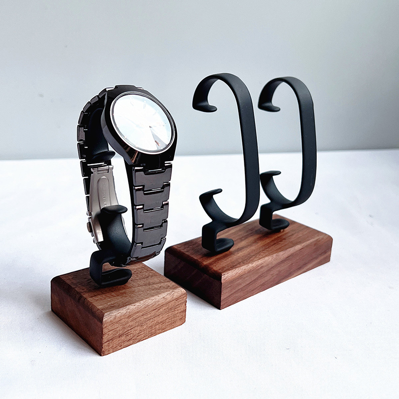 Jewelry And Watches Inc - Suporte de madeira em forma de