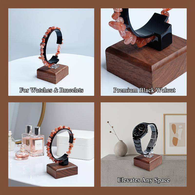 Jewelry And Watches Inc - Suporte de madeira em forma de