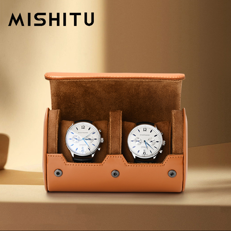 Watch Display Box - Mishitu 1/2/3-slot relógio de armazenamento rolo