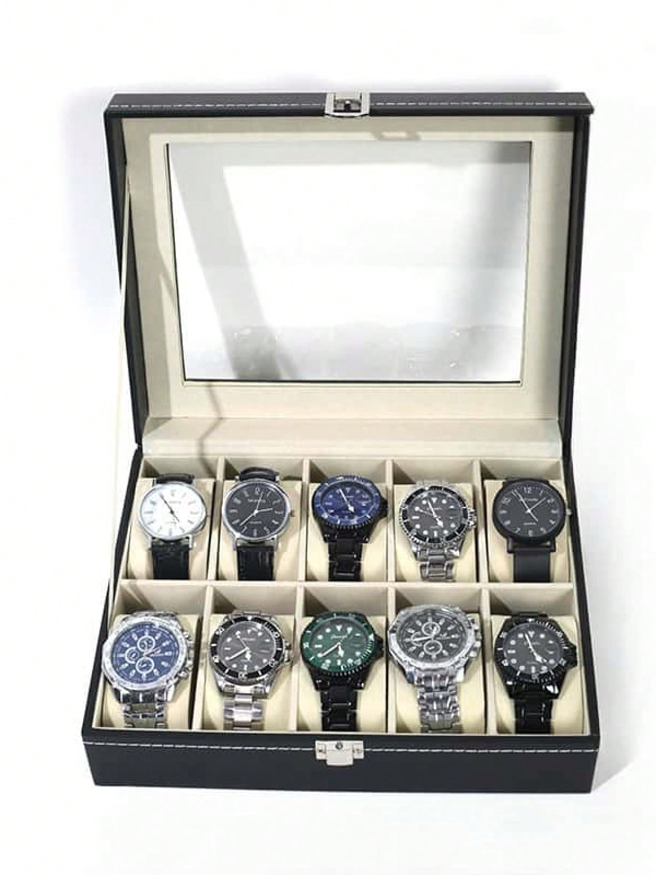 Watch Display Box - Caixa de Relógio de Couro com