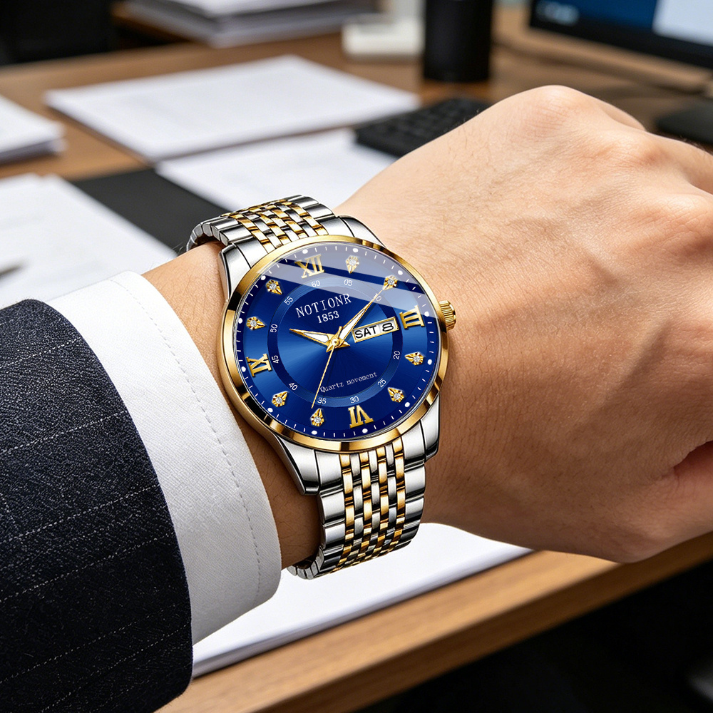 Relógio de moda masculino mult - Watch Display Box avaliação e preço