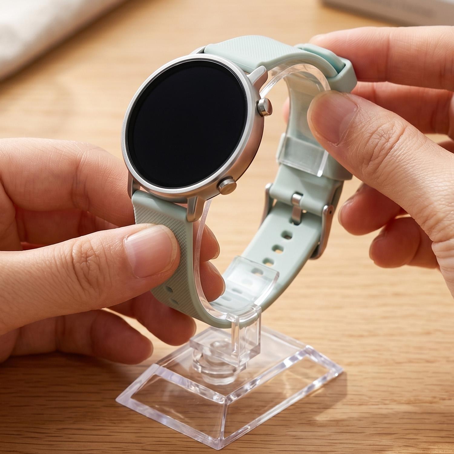 Suporte Transparente para Reló - Jewelry And Watches Inc avaliação e preço