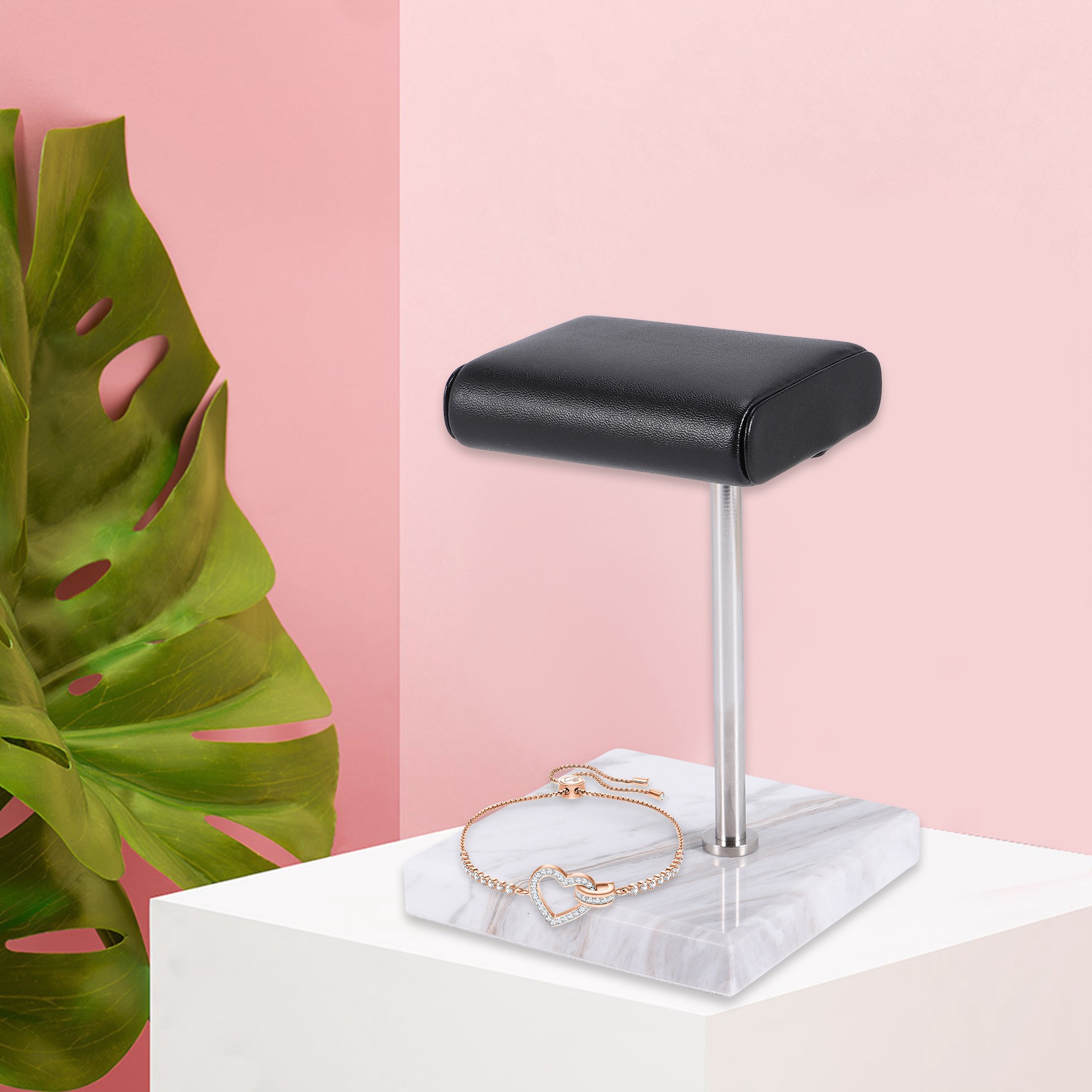 Abqr branco mármore relógio pu - Jewelry For Watches avaliação e preço