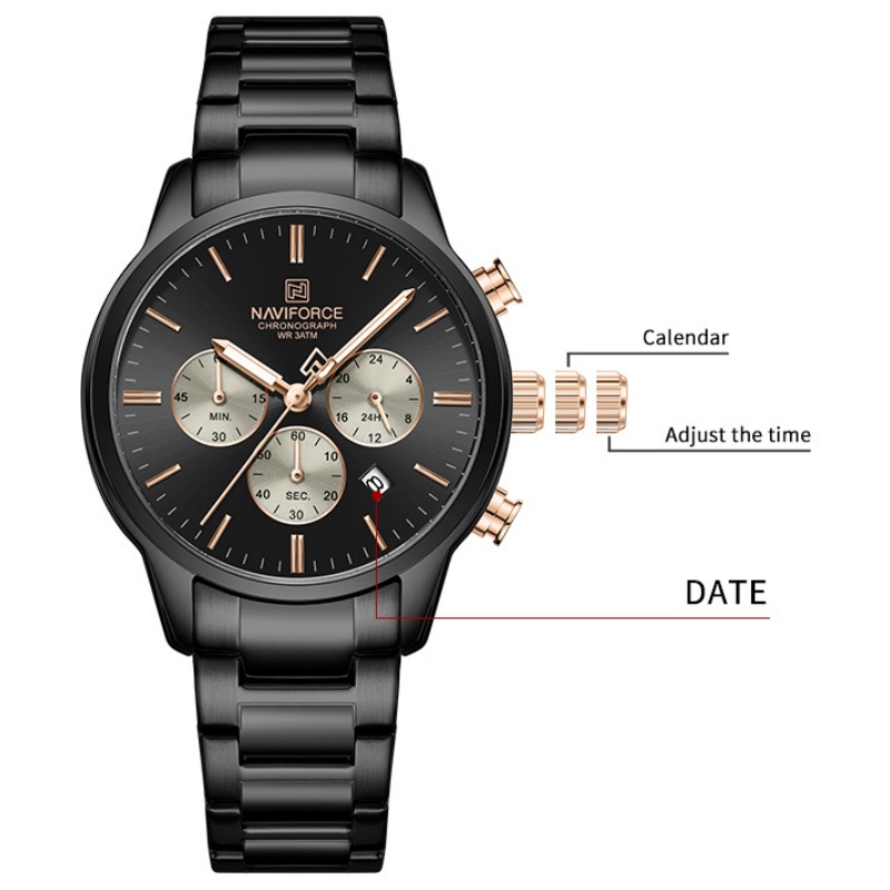 Relógio Cronógrafo de Quartzo  - Watch Display Box avaliação e preço
