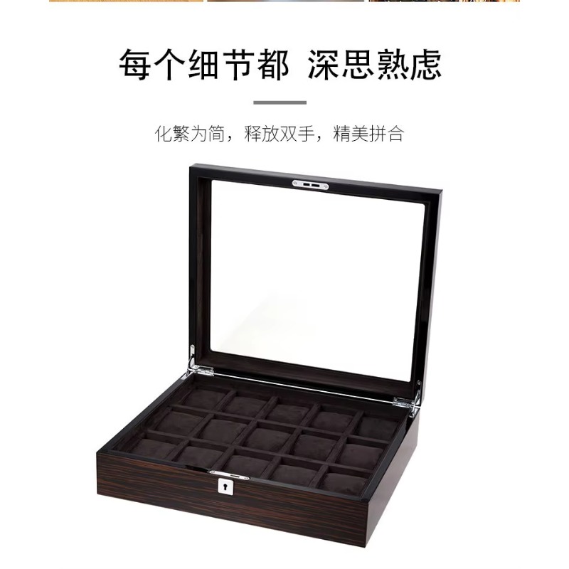 Caixa de madeira Hxl para pian - Watch Display Box avaliação e preço