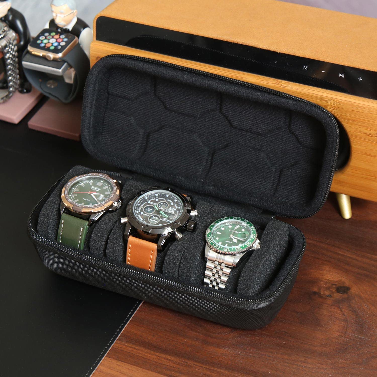 Organizador de caixa de relógi - Watch Display Box avaliação e preço